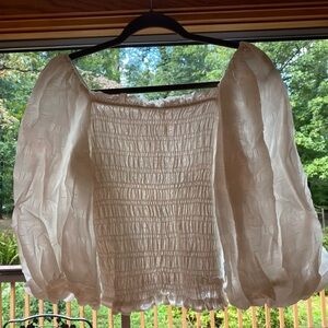 Maeve (Anthropologie) Smocked Blouse